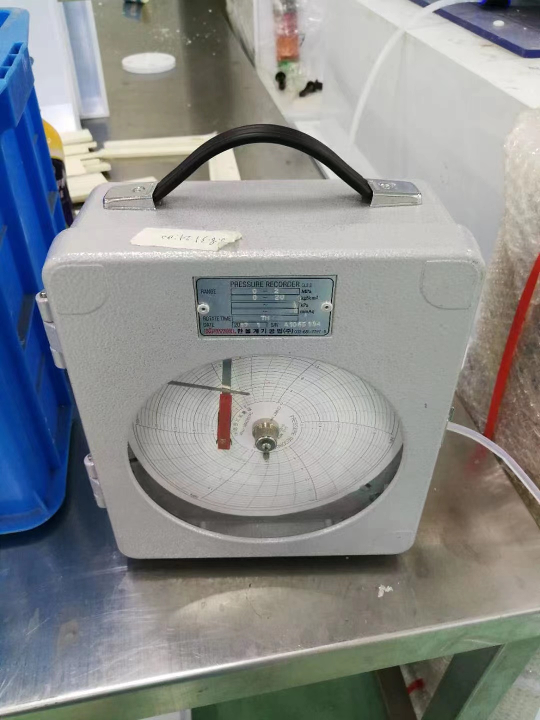 hanwool圆盘压力温度记录仪